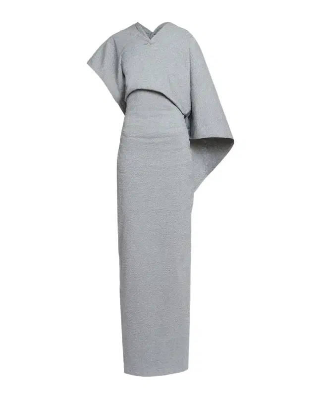 Issey Miyake Allow Sculptural Cape Maxi Dress