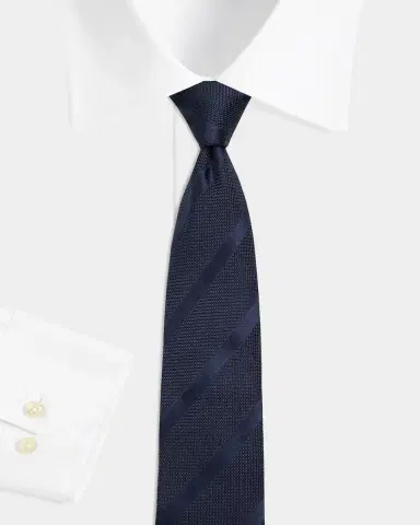 Canali Men's Striped Silk Tie | Thumbnail 2