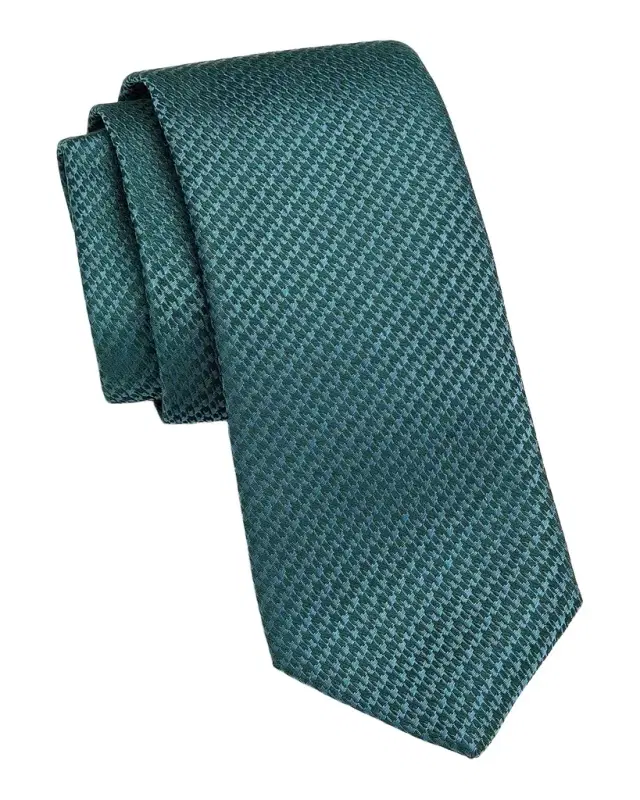 Canali Men's Houndstooth Silk Tie