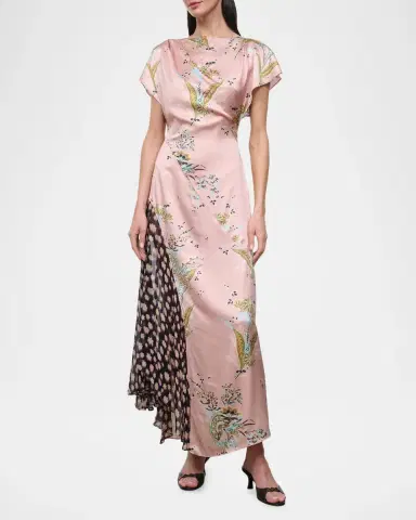 Staud Fawn Silk Maxi Dress | Thumbnail 2 Staud Fawn Silk Maxi Dress | Thumbnail 2