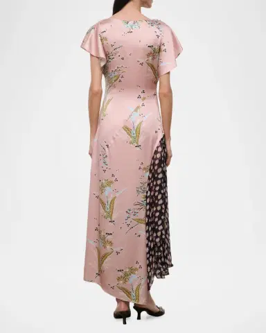 Staud Fawn Silk Maxi Dress | Thumbnail 3 Staud Fawn Silk Maxi Dress | Thumbnail 3