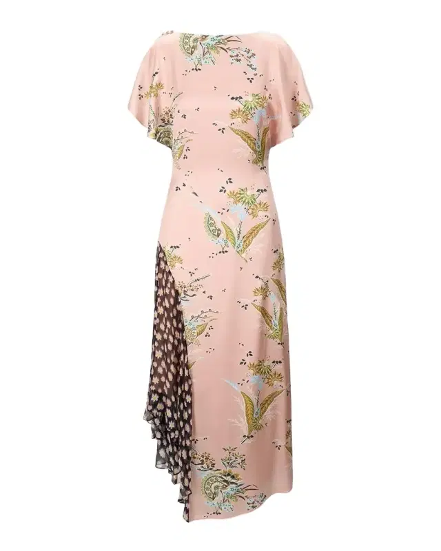 Staud Fawn Silk Maxi Dress
