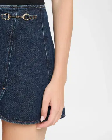 PAIGE Montanna Denim Mini Skirt | Thumbnail 5 PAIGE Montanna Denim Mini Skirt | Thumbnail 5