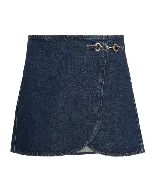 PAIGE Montanna Denim Mini Skirt