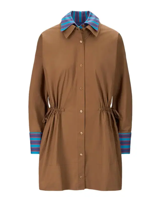 Staud Uptown Mini Shirtdress