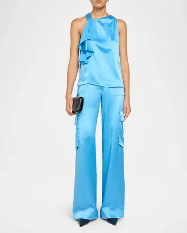 Ramy Brook Danielle Sleeveless Ruffle Blouse | Thumbnail 2 Ramy Brook Danielle Sleeveless Ruffle Blouse | Thumbnail 2
