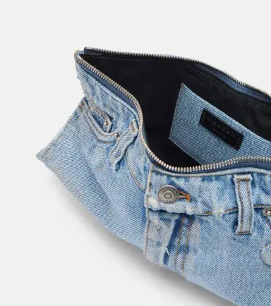 Alexander McQueen Manta Small denim shoulder bag | Thumbnail 6