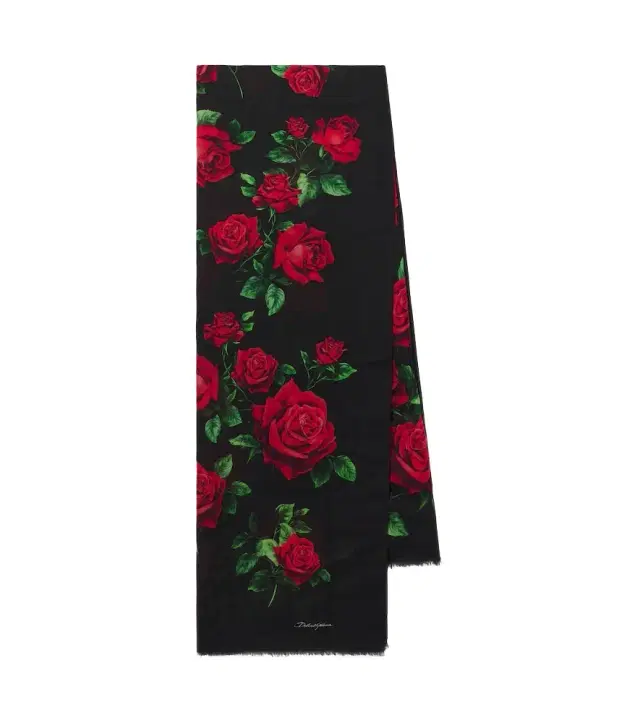 Dolce & Gabbana Floral silk scarf