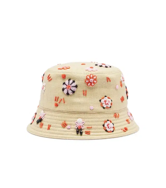 Prada Embroidered canvas bucket hat