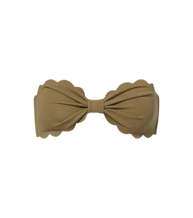 Marysia Antibes scalloped bandeau bikini top