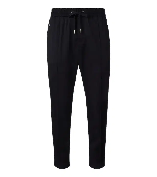 Wool-blend gabardine tapered pants