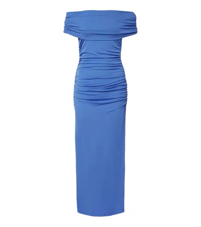 Carolina Herrera Ruched off-shoulder jersey midi dress