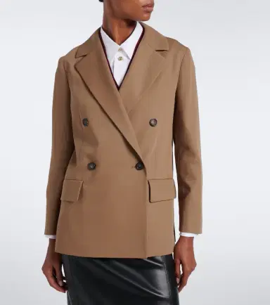 'S Max Mara Double-breasted virgin wool blazer | Thumbnail 3