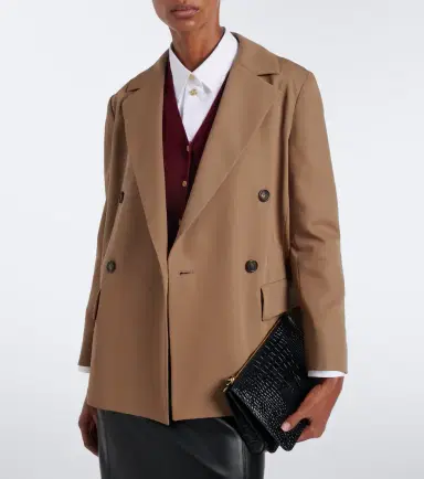 'S Max Mara Double-breasted virgin wool blazer | Thumbnail 5
