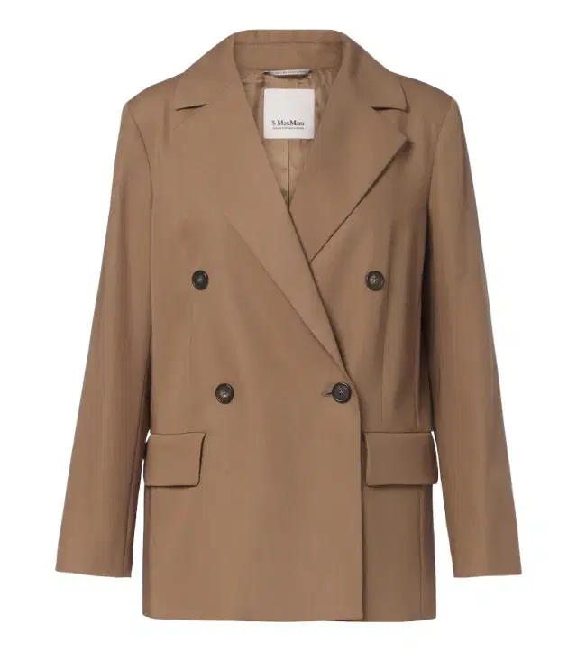 'S Max Mara Double-breasted virgin wool blazer