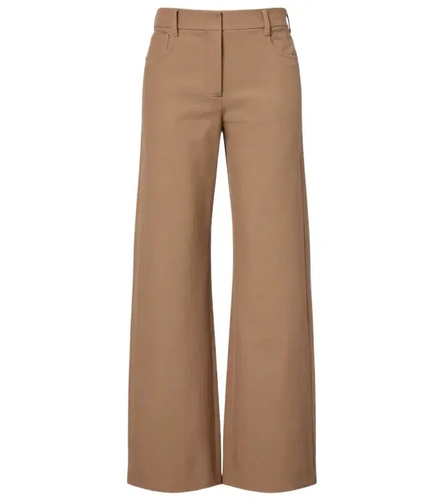 'S Max Mara Cotton-blend wide-leg pants