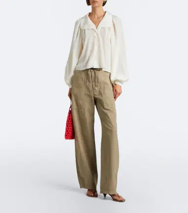 Frame Gallery cotton wide-leg pants | Thumbnail 5