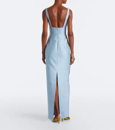 Emilia Wickstead Micheline floral cloqué gown | Thumbnail 5