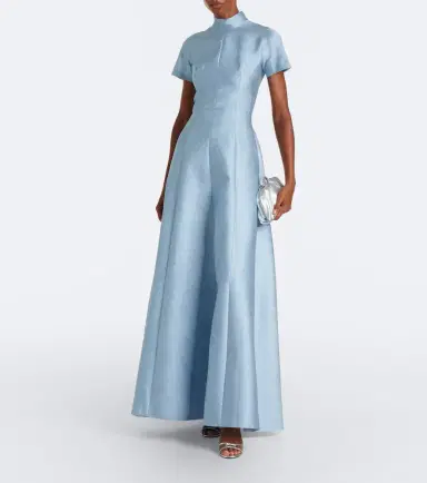 Emilia Wickstead Malinda floral cloqué gown | Thumbnail 3