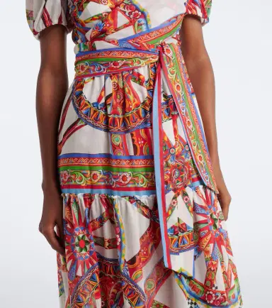 Dolce & Gabbana Carretto cotton maxi dress | Thumbnail 2