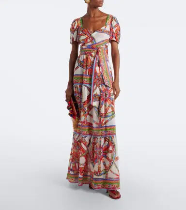 Dolce & Gabbana Carretto cotton maxi dress | Thumbnail 3