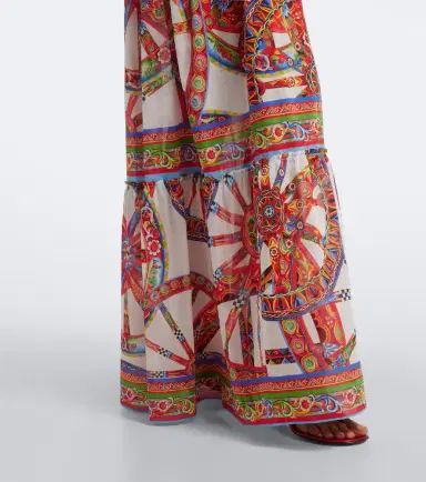 Dolce & Gabbana Carretto cotton maxi dress | Thumbnail 4