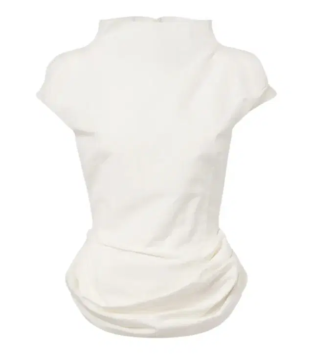 Magda Butrym Draped cotton and silk top