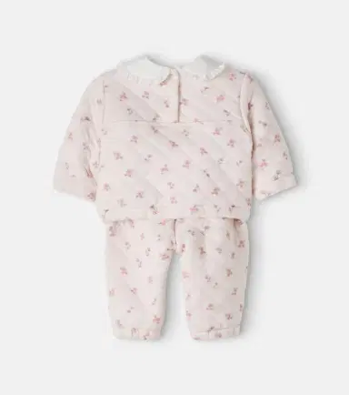 Monnalisa Baby floral sweatshirt and sweatpants set | Thumbnail 2