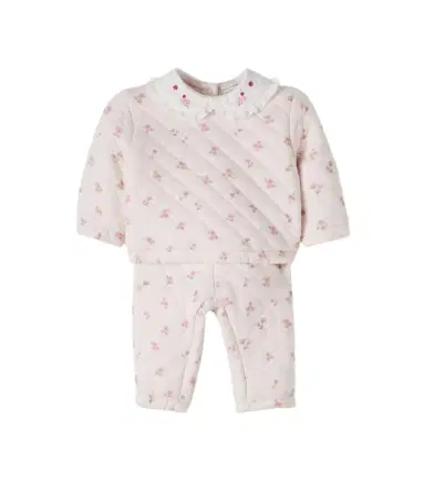 Monnalisa Baby floral sweatshirt and sweatpants set | Thumbnail 1