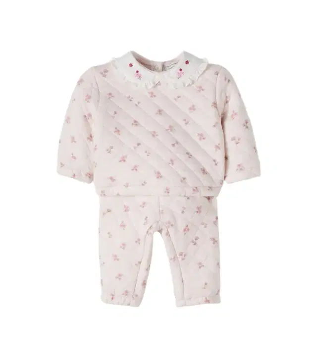Monnalisa Baby floral sweatshirt and sweatpants set