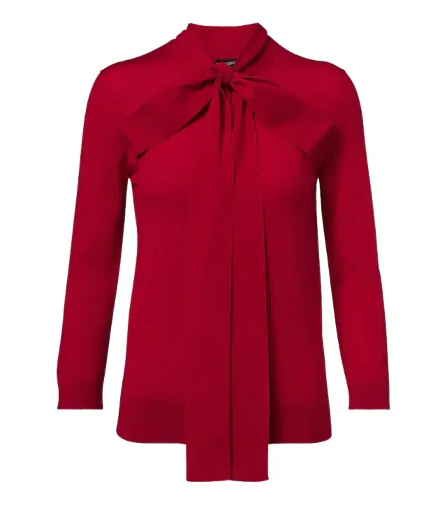 Dolce & Gabbana Bow-detail virgin wool sweater