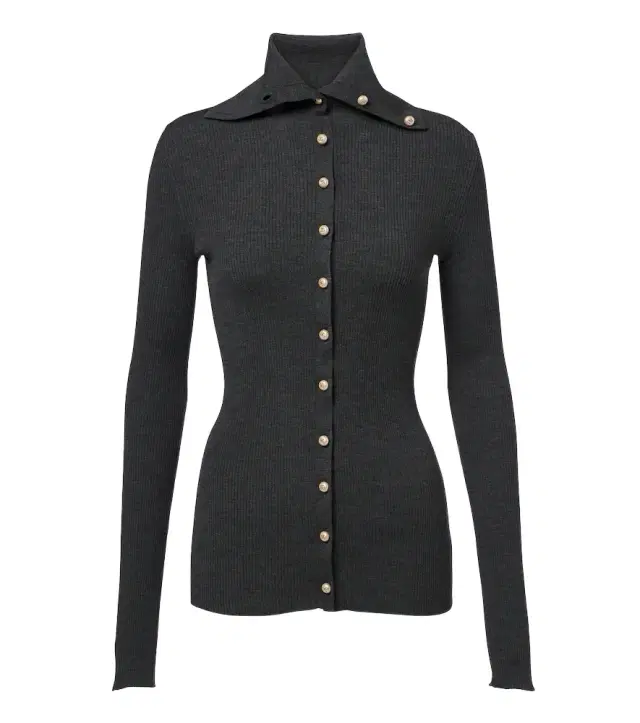 Dolce & Gabbana Embellished ribbed-knit wool cardigan