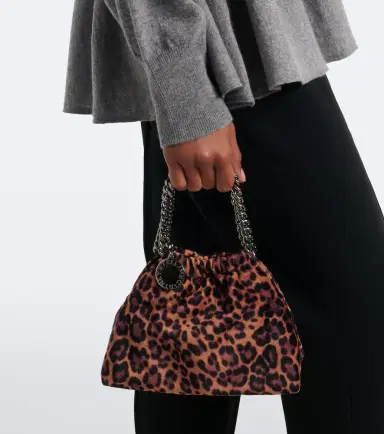 Stella McCartney Falabella Mini leopard-print top-handle bag | Thumbnail 4