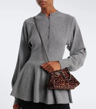 Stella McCartney Falabella Mini leopard-print top-handle bag | Thumbnail 5