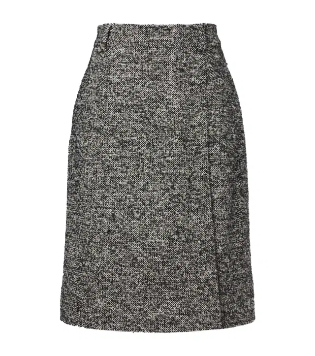 Dolce & Gabbana Wool, silk, and alpaca-blend tweed pencil skirt