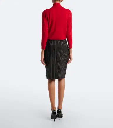 Dolce & Gabbana Pinstriped wool pencil skirt | Thumbnail 4 Dolce & Gabbana Pinstriped wool pencil skirt | Thumbnail 4