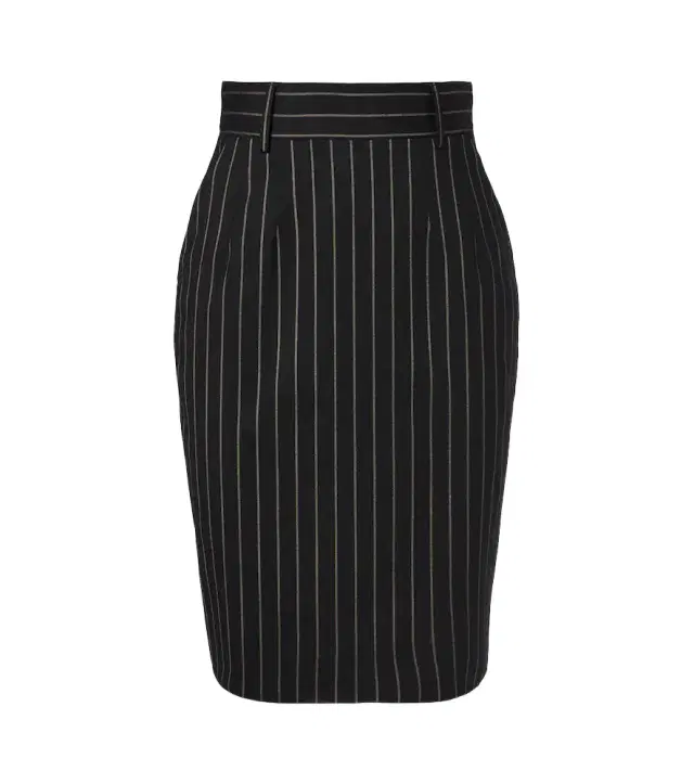 Dolce & Gabbana Pinstriped wool pencil skirt