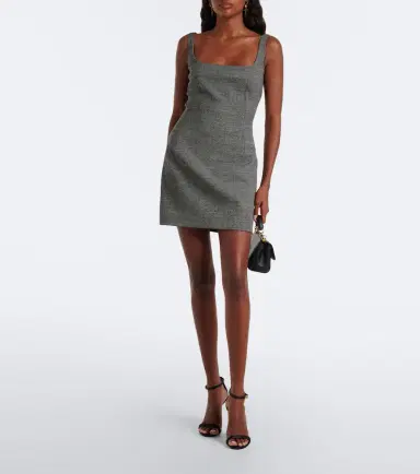 Dolce & Gabbana Wool tweed minidress | Thumbnail 4 Dolce & Gabbana Wool tweed minidress | Thumbnail 4