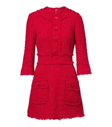 Dolce & Gabbana Cotton-blend bouclé minidress | Thumbnail 1