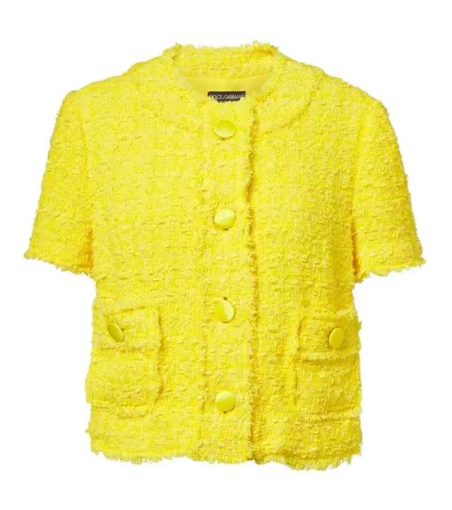 Dolce & Gabbana Cotton-blend tweet jacket