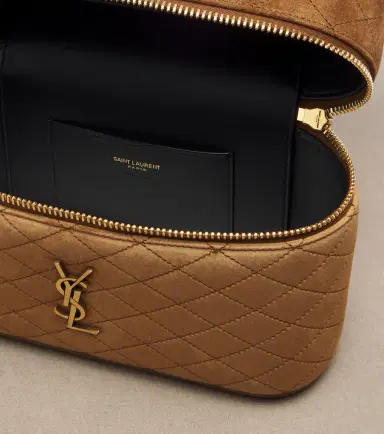 Saint Laurent Gaby Large suede vanity bag | Thumbnail 2
