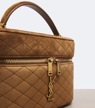 Saint Laurent Gaby Large suede vanity bag | Thumbnail 4