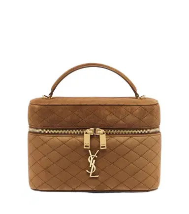 Saint Laurent Gaby Large suede vanity bag | Thumbnail 1