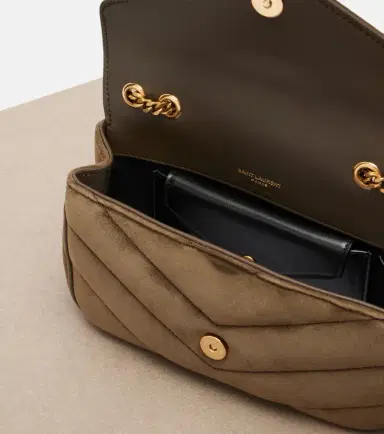 Saint Laurent Loulou Mini suede shoulder bag | Thumbnail 2 Saint Laurent Loulou Mini suede shoulder bag | Thumbnail 2
