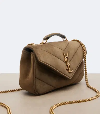 Saint Laurent Loulou Mini suede shoulder bag | Thumbnail 4 Saint Laurent Loulou Mini suede shoulder bag | Thumbnail 4