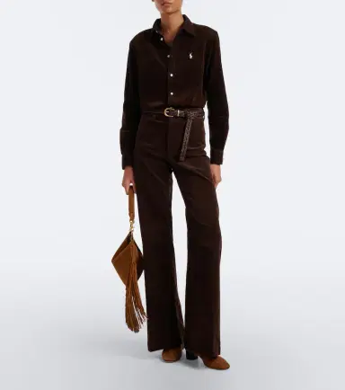 Polo Ralph Lauren Cotton corduroy flared pants | Thumbnail 5