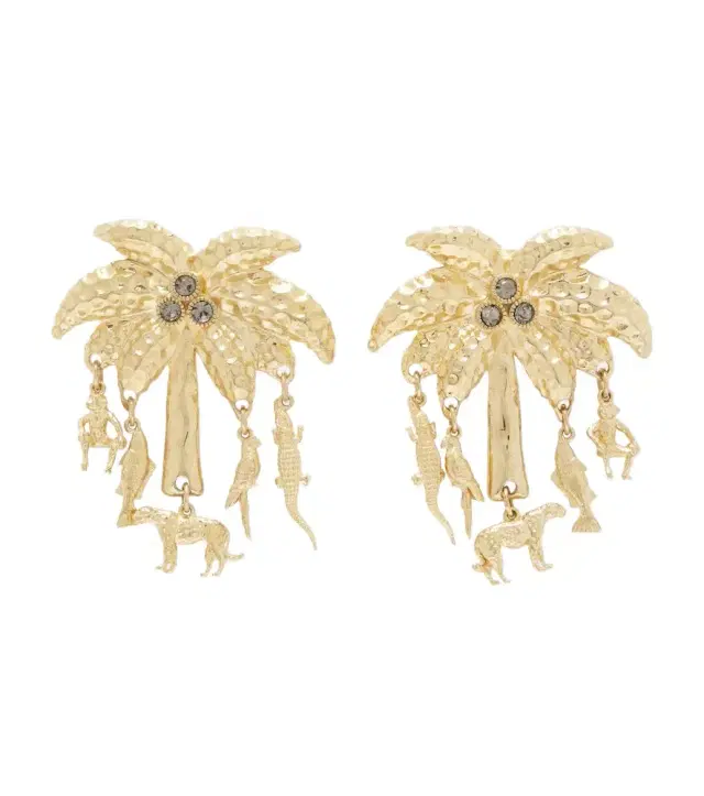 Jacquemus Palmier embellished drop earrings