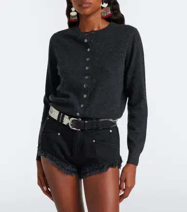 Isabel Marant Idesia wool and cashmere cardigan | Thumbnail 3 Isabel Marant Idesia wool and cashmere cardigan | Thumbnail 3