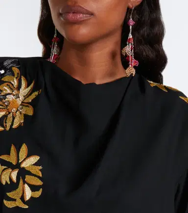 Isabel Marant Samsha embellished crêpe maxi dress | Thumbnail 5 Isabel Marant Samsha embellished crêpe maxi dress | Thumbnail 5