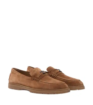 Tod's Suede penny loafers | Thumbnail 1